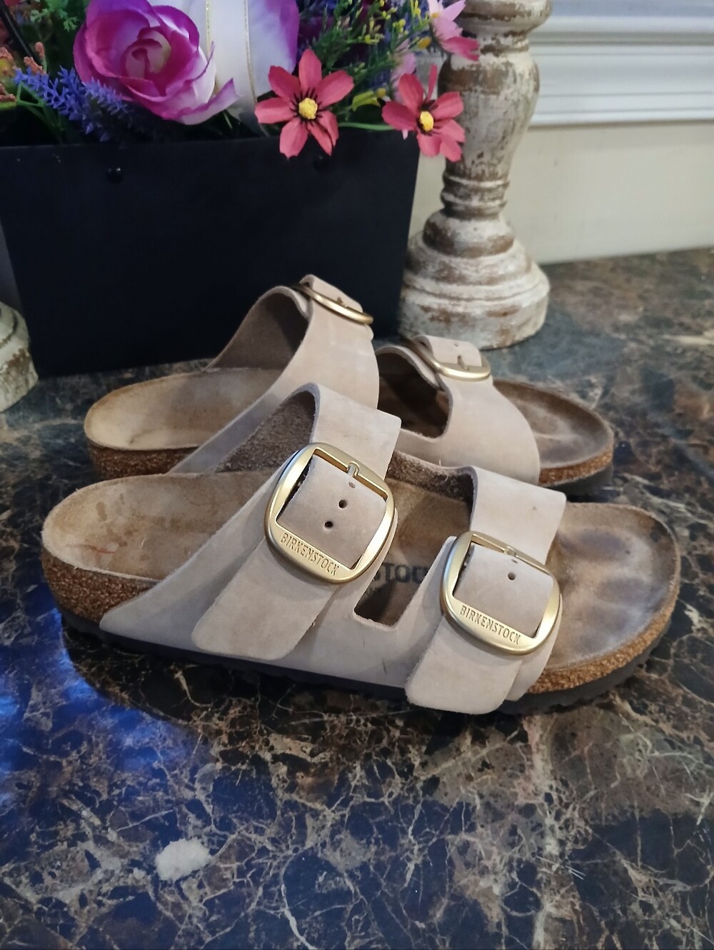 Birkenstock Arizona Big Buckle Strap Comfort/Athletic Sandals 37 EU Narrow Women - Picture 4 of 11